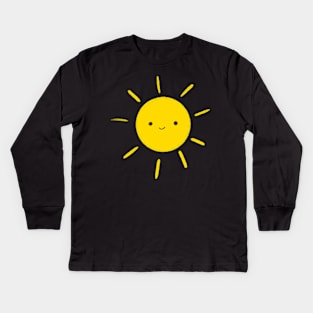 Cute Happy Sunshine Kids Long Sleeve T-Shirt